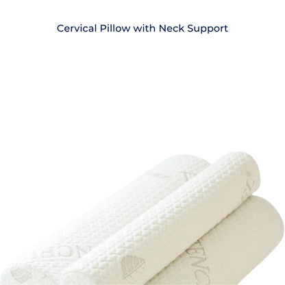 Comfort Memory Foam Neck Pillow for Sleep and Pain Relief