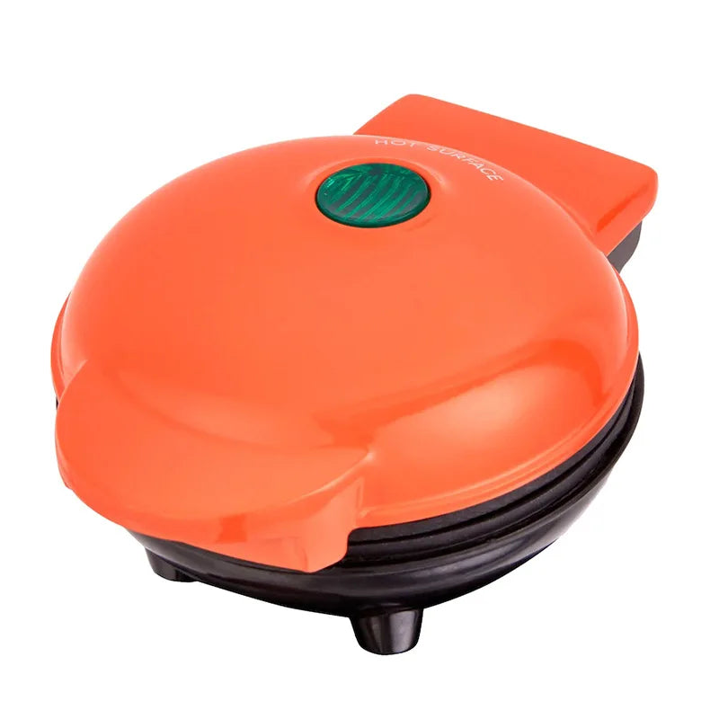 Compact Waffle Maker - Easy Fast Morning Breakfast