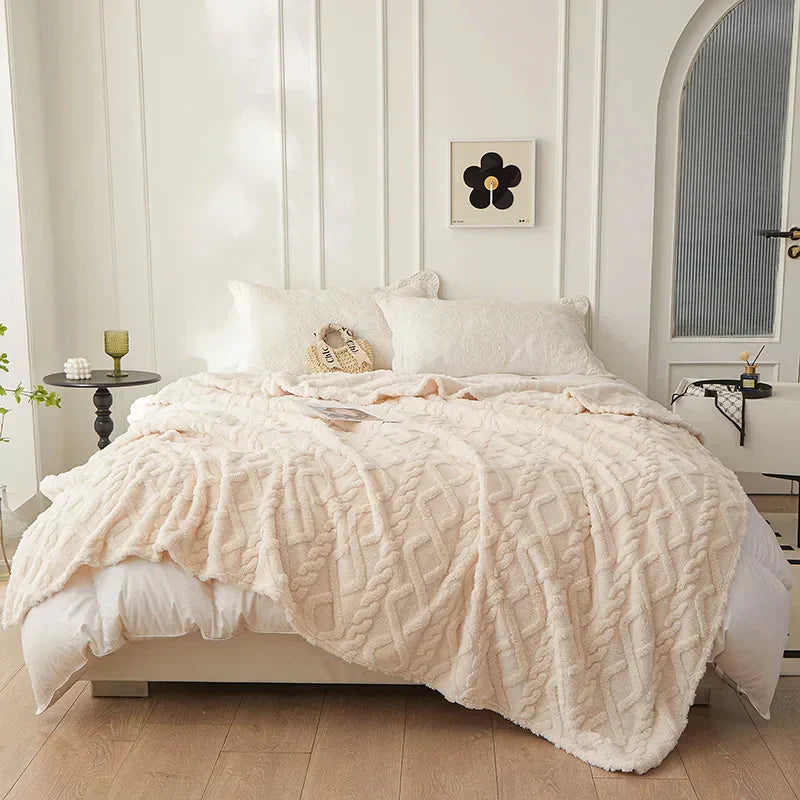 Soft Wool Blanket for Bed