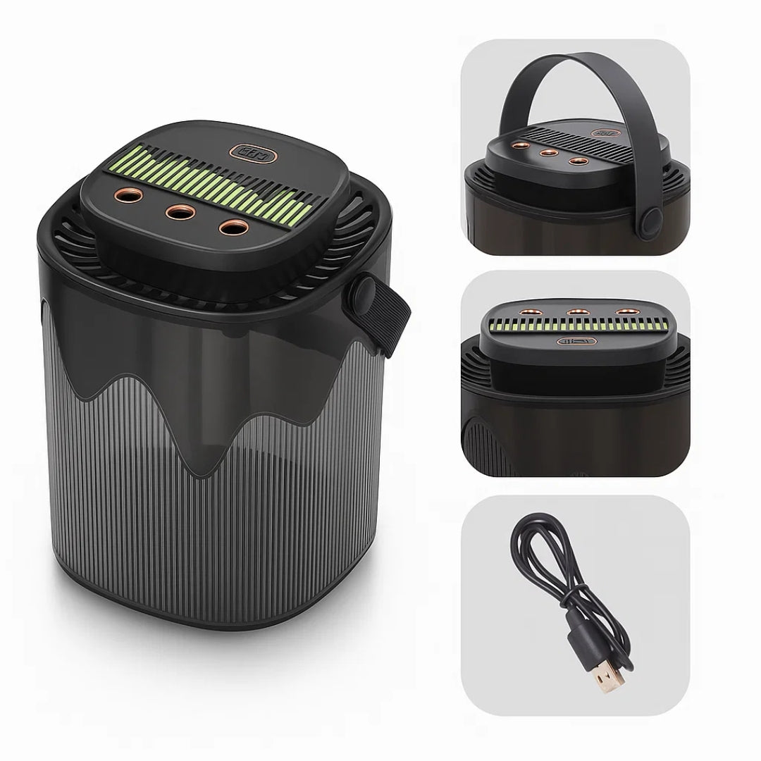 Compact 3L Humidifier for Dry Skin and Better Sleep