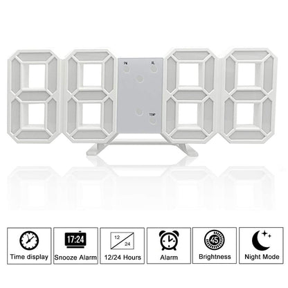 Smart 3D LED Alarm Clock