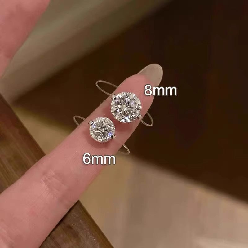 Befez | 1-2 Carat Moissanite Thin Band Engagement Ring