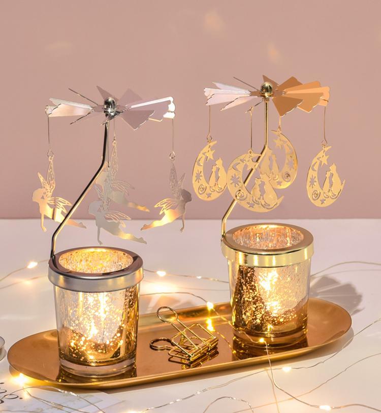 Decorative Rotating Candle Holders