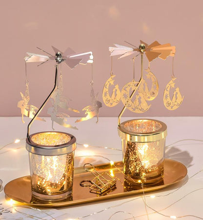 Decorative Rotating Candle Holders