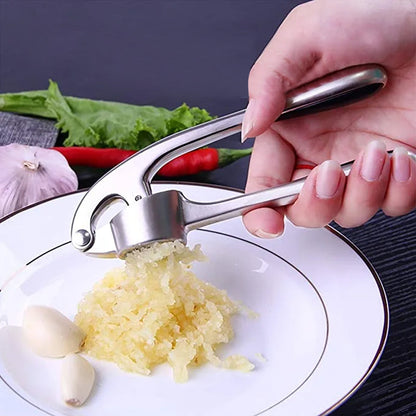 Durable Stainless Steel Garlic Crusher