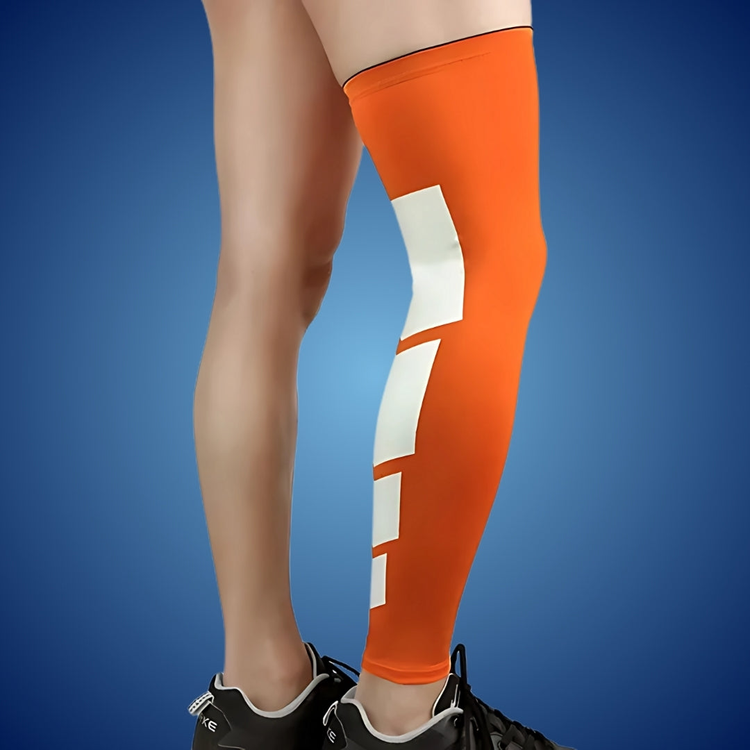 Sports Compression Leg Sleeve for Improved Blood Flow
