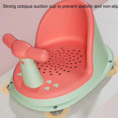 Secure Baby Bathtub Chair with Grip Handle