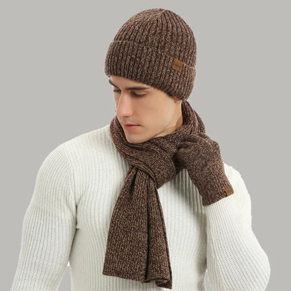 Warm Winter Hat and Glove Set