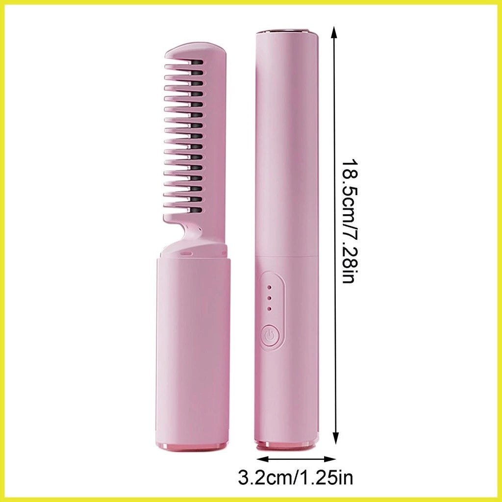 Glatzza Mini Hair Brush for Frizz Free Styling