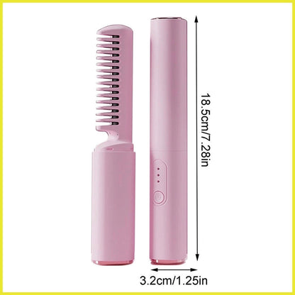 Glatzza Mini Hair Brush for Frizz Free Styling