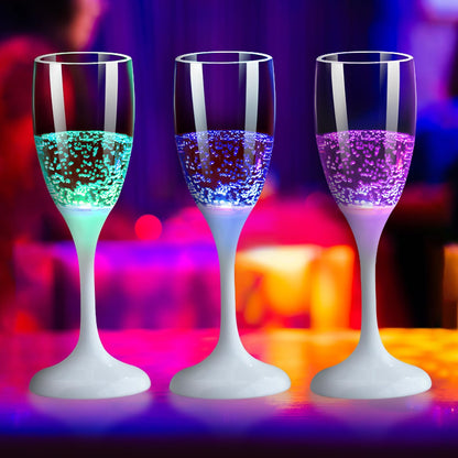 Colorful LED Wine Cups | 6 Color Changing Party Glasses