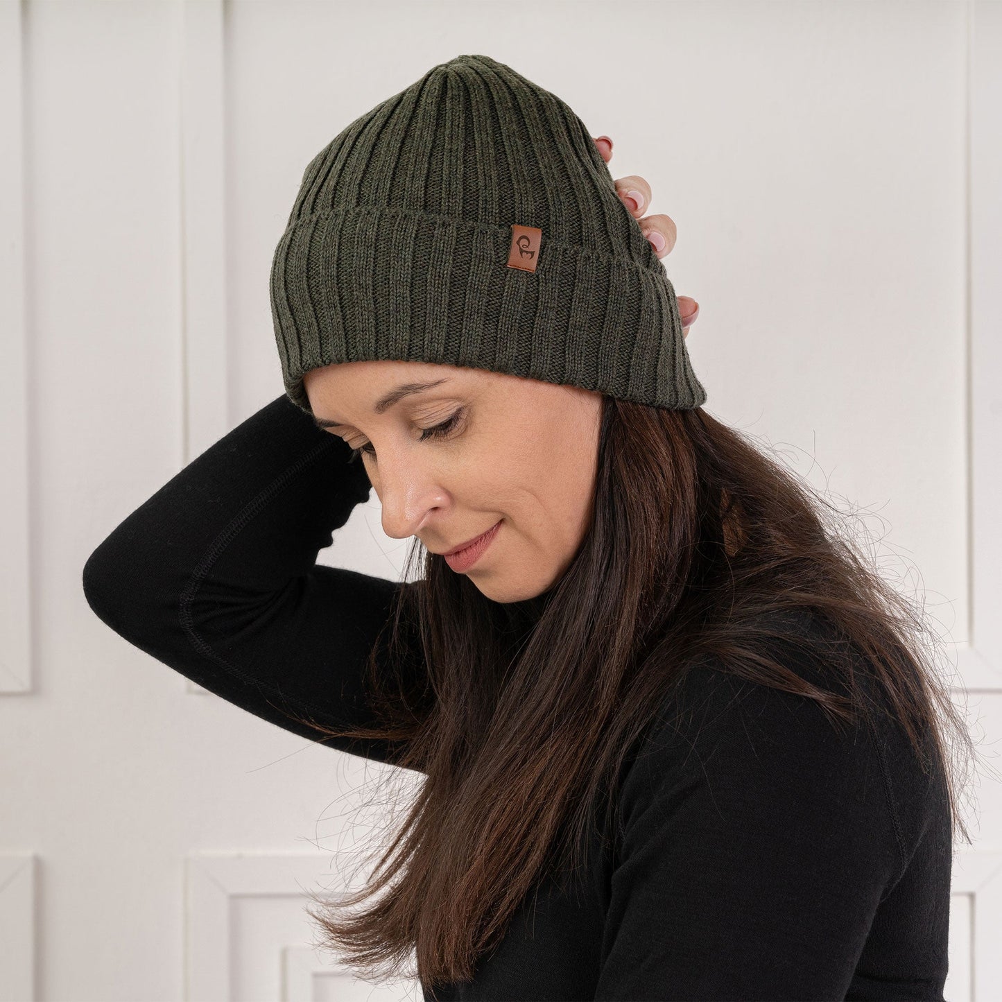 Soft Merino Wool Beanie for Women