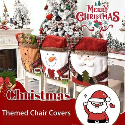 Fun Holiday Santa Chair Covers
