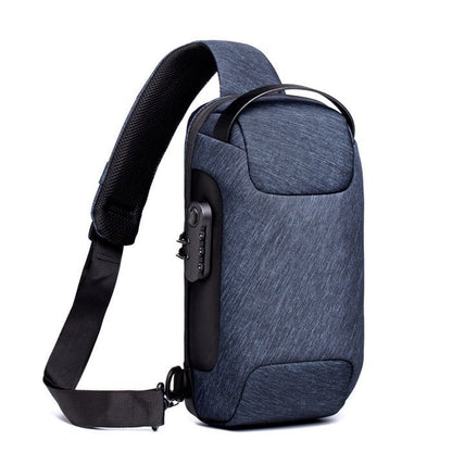 Secure Crossbody Bag with USB Charging Port