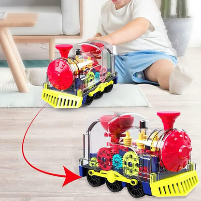 Clear Toy Train Set for Kids