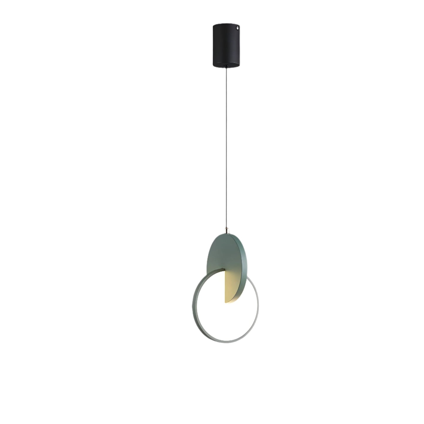 Stylish Round LED Hanging Light with Soft Warm Glow