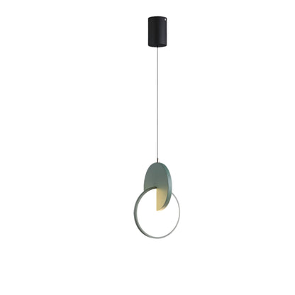 Stylish Round LED Hanging Light with Soft Warm Glow