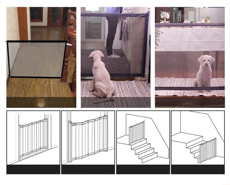 Pet Baby Safety Gate Barrier Protector