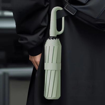 Compact Automatic Umbrella with Secure Grip Handle