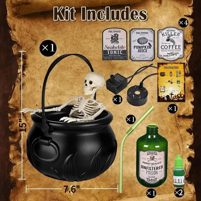 Spooky Fog Cauldron with Mysterious Mist Effect