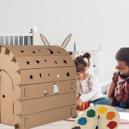 Educational Cardboard Building Kit - DIY Play Figures Set