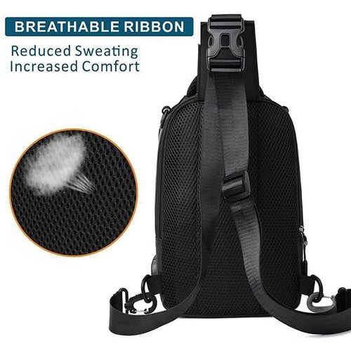 Waterproof Travel Shoulder Bag with Anti-Theft Protection
