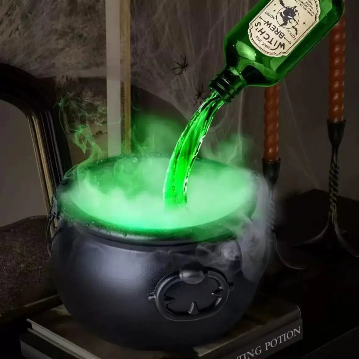 Spooky Fog Cauldron with Mysterious Mist Effect