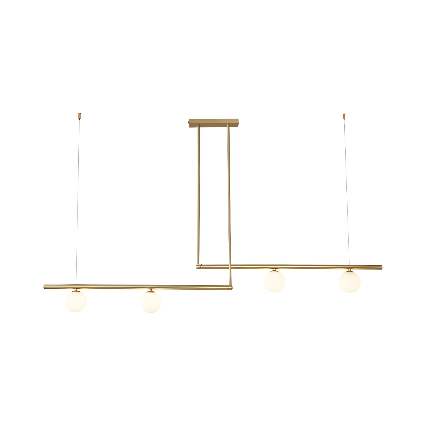 Modern Glass Linear Pendant Light