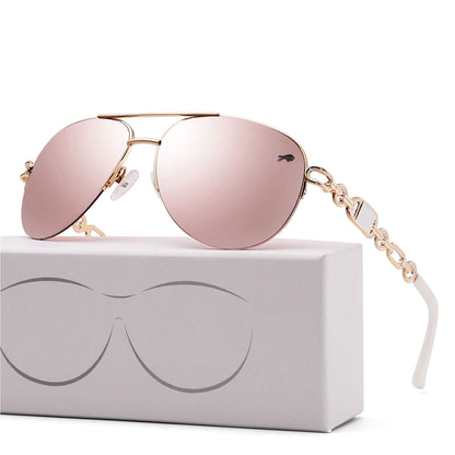 Trendy Women's Polarized UV Sunglasses