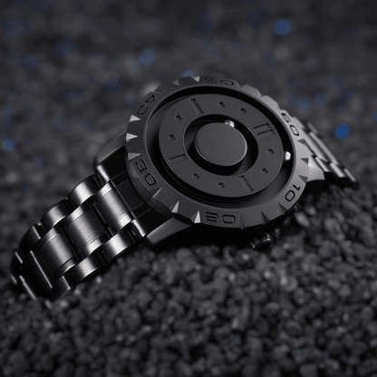 Sleek Magnetic Leather Watch for Men