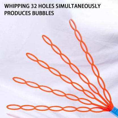 Colorful Bubble Blower with 32 Holes