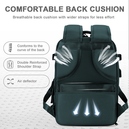 Tough Travel Backpack with USB Charger Port