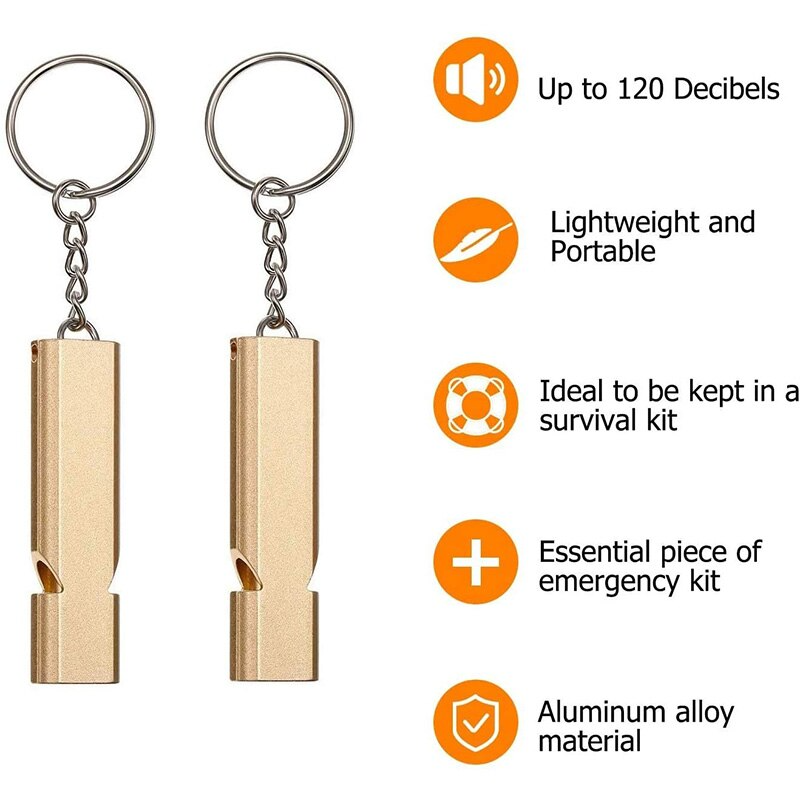 Loud Safety Whistle Keychain