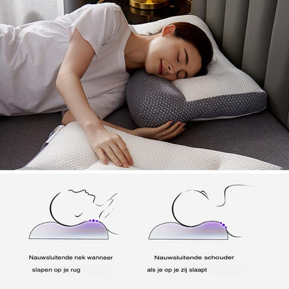 Comfortable Sleep Pillow for Back Pain Relief