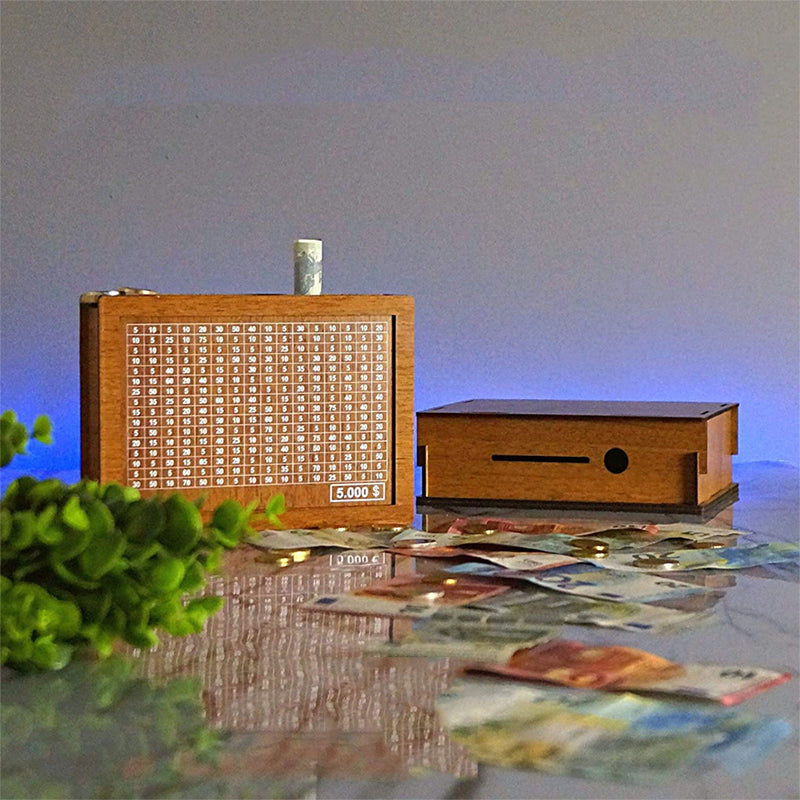 Traditional Coin Saving Box with Counter
