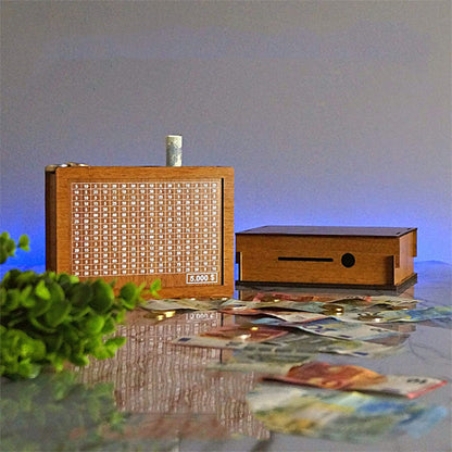 Traditional Coin Saving Box with Counter