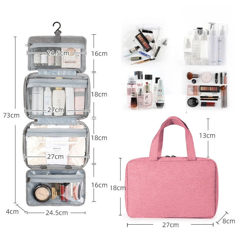 Waterproof Hanging Travel Toiletry Kit Bag