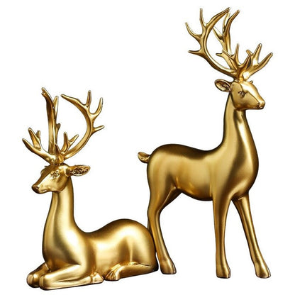 Luxury Pair Deer Home Decor Figurines