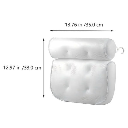Soft Bathtub Support Pillow for Neck and Head Rest