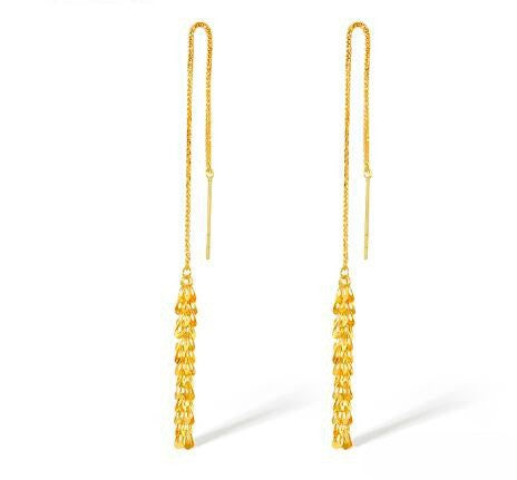 Pretty Beaded Charm Drop Earrings - Befez