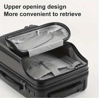 Durable Carry On Suitcase with USB Charger & Lock