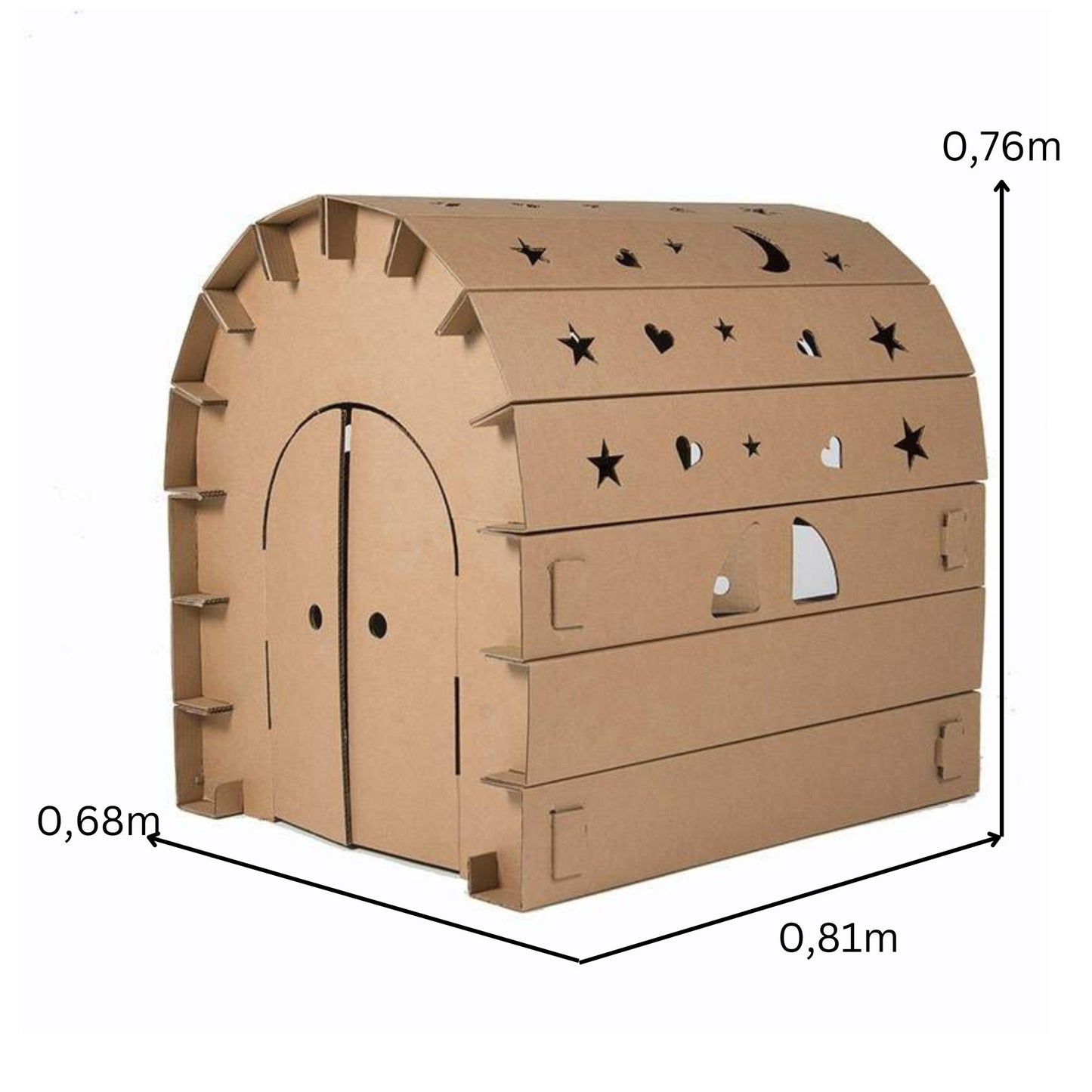 Educational Cardboard Building Kit - DIY Play Figures Set