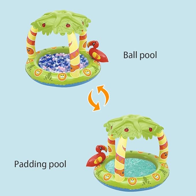 Fun Kids Inflatable Pool with Canopy