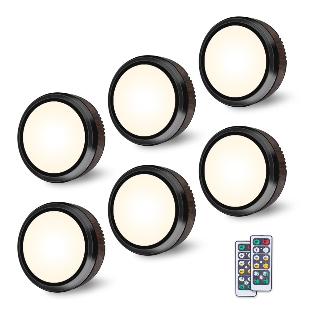 Bright Wireless LED Under Cabinet Lights - 6 Pack - Befez