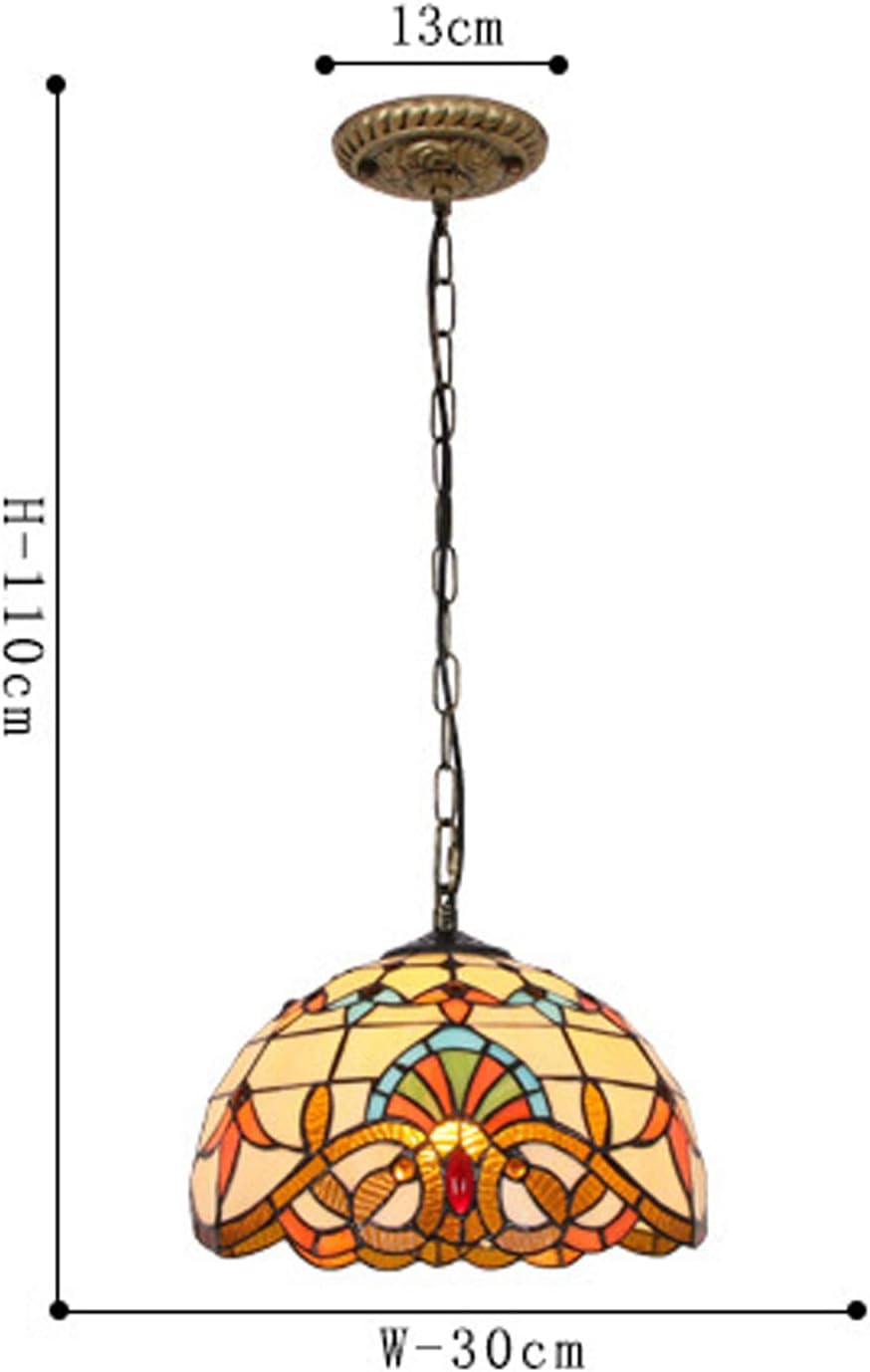 Vintage Glass Pendant Light