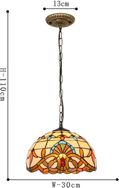 Vintage Glass Pendant Light