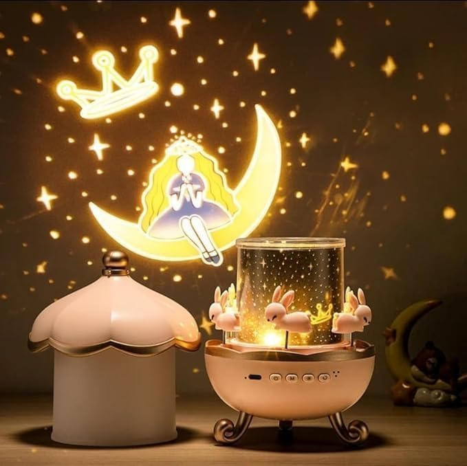 Colorful Kids Bedroom Night Light Projector