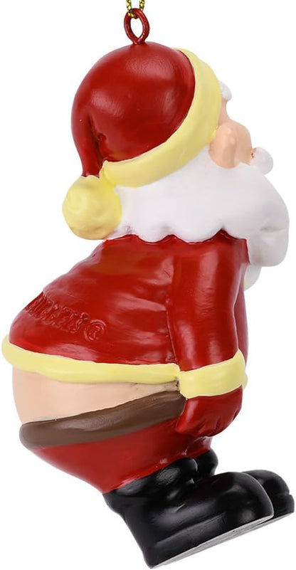 Quirky Christmas Tree Ornament - Funny Santa