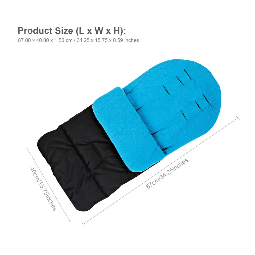 Cozy Stroller Sleeping Bag - Warm Fleece Footmuff Liner
