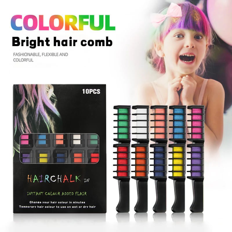 Colorful Hair Dye Applicator Comb Set 10 Pack - Befez